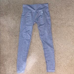 Grey gym shark leggings